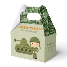 Armée Anniversaire Ballotin Enfants Garçon Soldat 