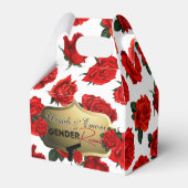 Ballotins Armes à feu ou Roses Baby shower de révélation de  (Arrière)