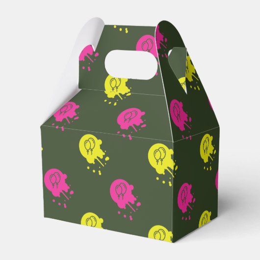 Ballotins Army Green - Painball rose et jaune (Arrière)