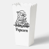 Ballotins Arrêtez-vous et sentez le pop-corn (Recto)