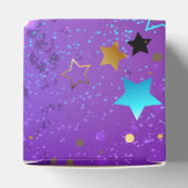 Ballotins Arrière - plan de feuille violet avec étoiles (Haut)