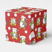 Ballotins Arrière - plan de pingouins de Noël (Verso)