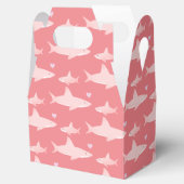 Ballotins Arrière - plan rose uni aux requins mignons | BABY (Ouvert)