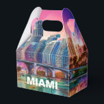 Ballotins Art Abstrait Miami Skyline<br><div class="desc">Ajoutez une touche de modernité à votre événement avec ce ballotin qui présente l'art abstrait de Miami skyline. Parfait pour les mariages,  fêtes ou cadeaux d'entreprise.</div>