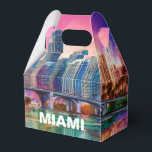 Ballotins Art Abstrait Miami Skyline<br><div class="desc">Ajoutez une touche de modernité à votre événement avec ce ballotin qui présente l'art abstrait de Miami skyline. Parfait pour les mariages,  fêtes ou cadeaux d'entreprise.</div>