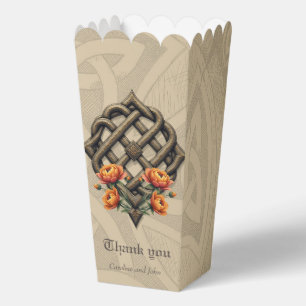 Ballotins Art celtique et splendeur florale dans des tons ch