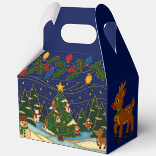 Ballotins Art cloisonné Forêt fantaisiste Noël classique