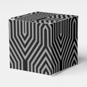 Ballotins Art Déco géométrique - noir et blanc