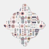 Ballotins Art folklorique Botanique Motif sans couture (Déplié)