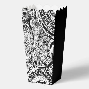 Ballotins Art géométrique noir et blanc 15