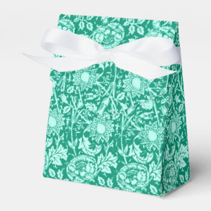 Ballotins Art Nouveau Carnation Damask, Turquoise