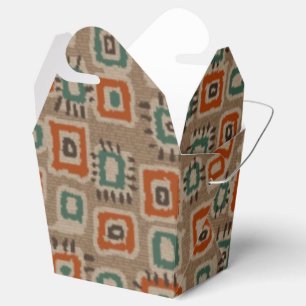 Ballotins Art Old Cloth Patches Favor Box
