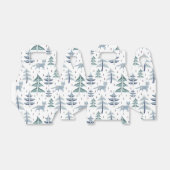 Ballotins Art populaire Renard d'hiver et arbres (Déplié)