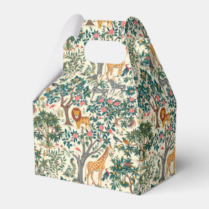 Ballotins art vintage, girafes zébrées, flamants, oiseaux, l