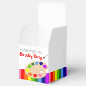Ballotins Artiste Arc-en-ciel Palette Peinture Anniversaire (Ouvert)