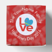 Ballotins Aruba Drapeau Coeur Rouge Amour (Haut)