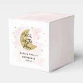 Ballotins Au-Dessus De La Lune | Baby shower filles (Verso)