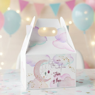 Ballotins Au-dessus de la lune belle anniversaire de enfant