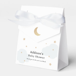 Ballotins Au-dessus du Baby shower bleu lune