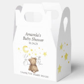 Ballotins Au-Dessus Du Baby shower Lune Teddy Bear (Ouvert)