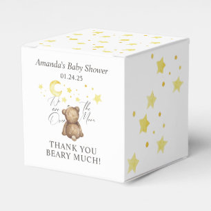 Ballotins Au-Dessus Du Baby shower Lune Teddy Bear