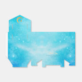 Ballotins Au-dessus du Ballotin Baby shower bleu lune (Déplié)