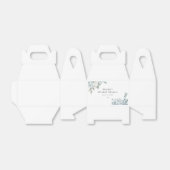 Ballotins AUSHA Dusty Blue Floral Boy Baby shower (Déplié)