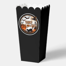 Autocollant HALLOWEEN - Chat Noir Citrouille Effra