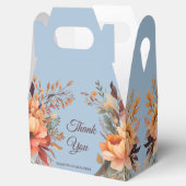 Ballotins Automne aquarelle Rustique Merci Floral Mariage (Ouvert)