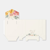 Ballotins Automne Automne Floral Mariage Monogramme (Déplié)