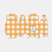 Ballotins Automne Automne Orange Plaid Halloween Citrouille (Déplié)