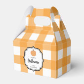 Ballotins Automne Automne Orange Plaid Halloween Citrouille (Verso)