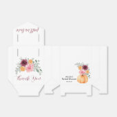 Ballotins Automne Citrouille Bourgogne Blush Merci rose (Déplié)