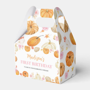 Ballotins Automne Citrouille Floral Girl Anniversaire