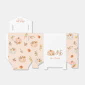 Ballotins Automne douce petit citrouille 1er anniversaire fê (Déplié)