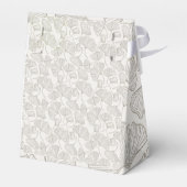 BALLOTINS AUTOMNE FEUILLES BOÎTE DE FAVORISATION DE MARIAGE (Arrière)