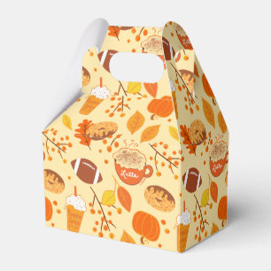 Ballotins Automne Feuilles Football et Citrouille Motif épic