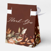 Ballotins Automne Feuilles Russe Pays Boho Mariage (Arrière)