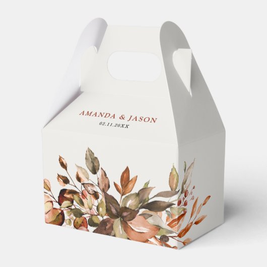 Ballotins Automne Feuilles Russe Pays Boho Mariage (Verso)