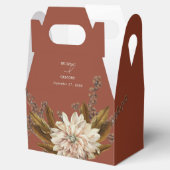 Ballotins Automne Floral Terracotta Mariage de automne d'aqu (Ouvert)