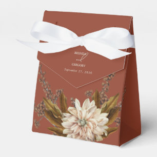 Ballotins Automne Floral Terracotta Mariage de automne d'aqu
