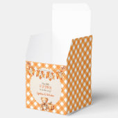 Ballotins Automne Plaid Teddy Bear Citrouille Feuilles (Ouvert)