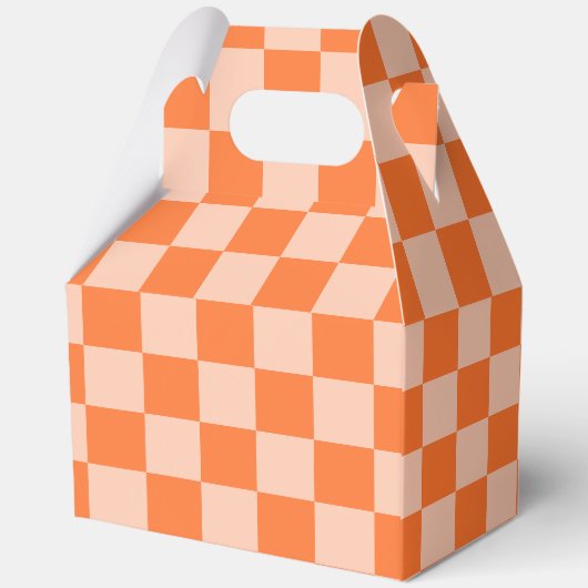 Ballotins Automne Rétro Automne Orange Tartan Plaid (Verso)