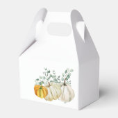 Ballotins Automne Rouille Orange Blanc Citrouille Vert Merci (Arrière)