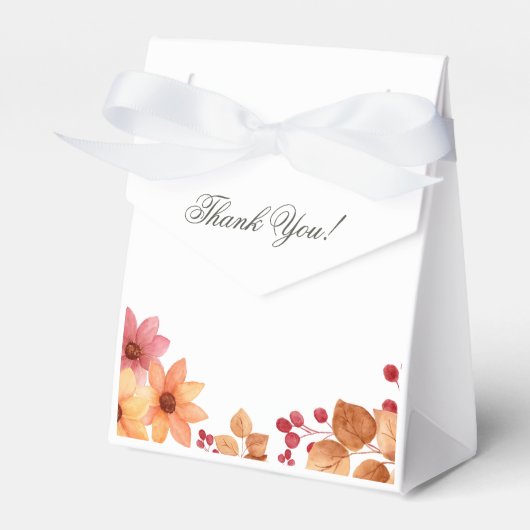 Ballotins Automne Rustique Fête des mariées d'automne (Verso)