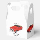 Ballotins Automobile classique rouge 1948 (Ouvert)