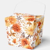Ballotins Autumn Flowers Favor Gift Box (Recto)