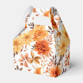 Ballotins Autumn Flowers Favor Gift Box (Arrière)