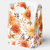 Ballotins Autumn Flowers Favor Gift Box (Ouvert)