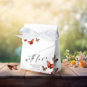 Ballotins Avec amour Papillon Capricieux Rouge Merci